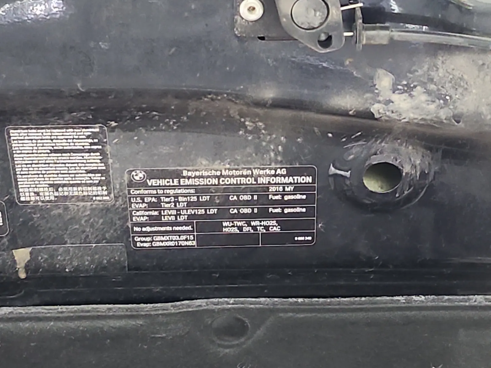 Emission Sticker Photo