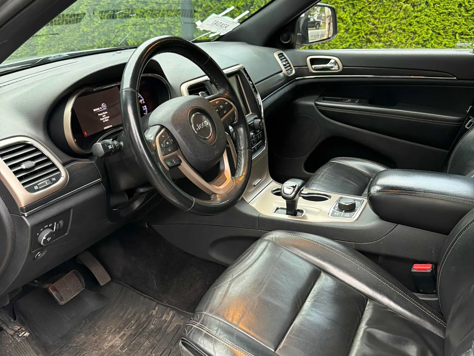 Interior driver side