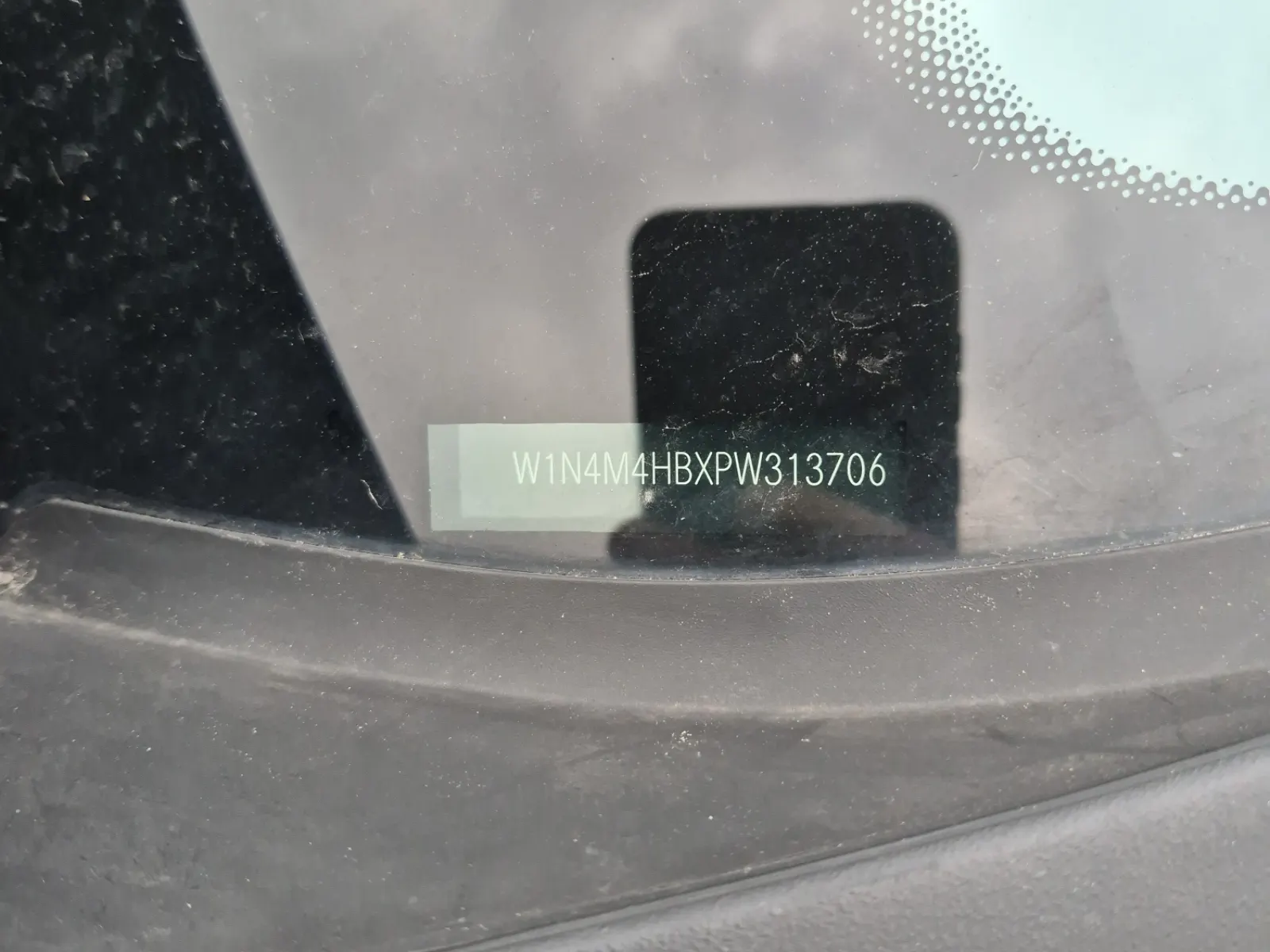 Dash VIN Plate Photo