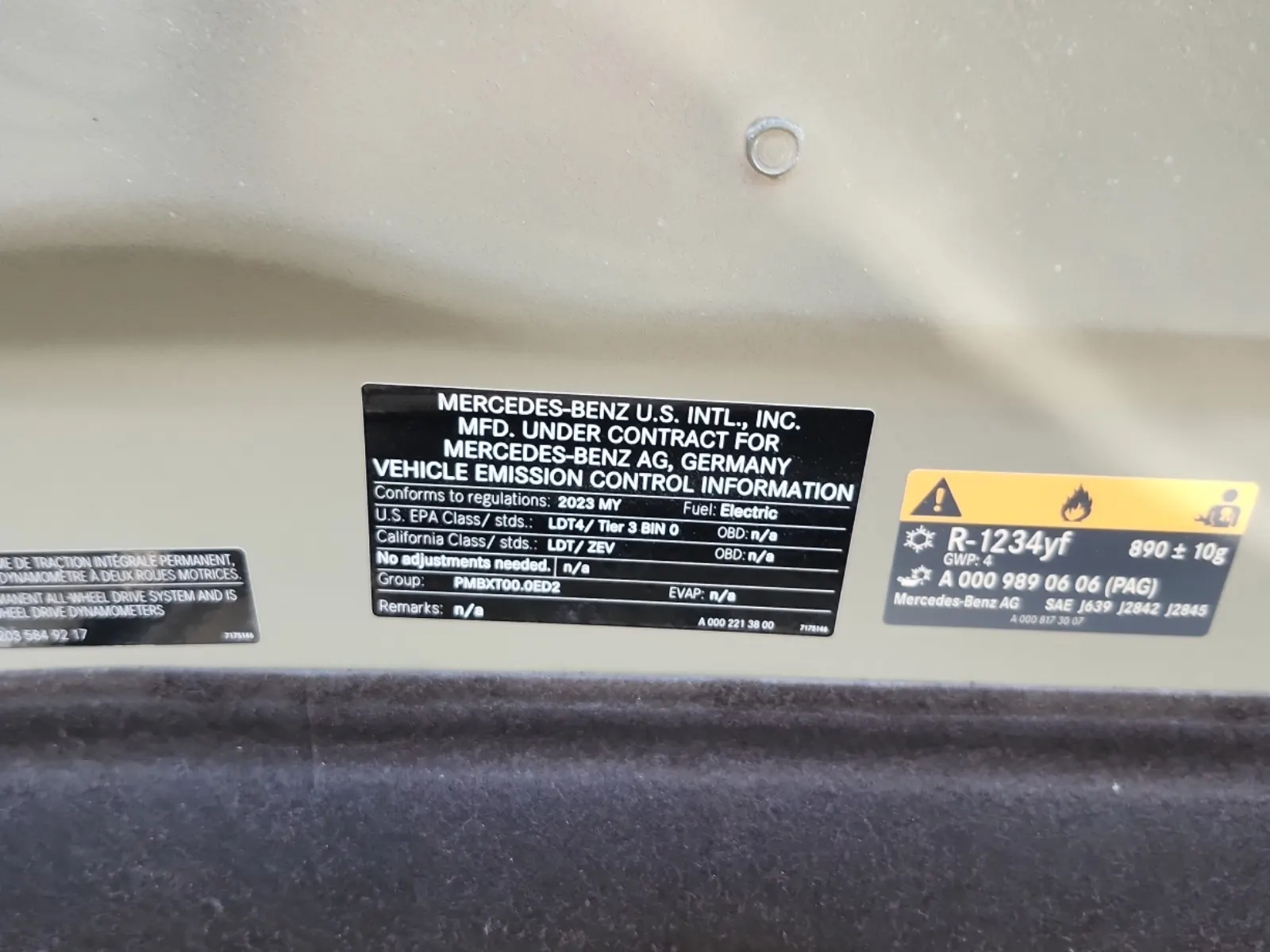 Emission Sticker Photo