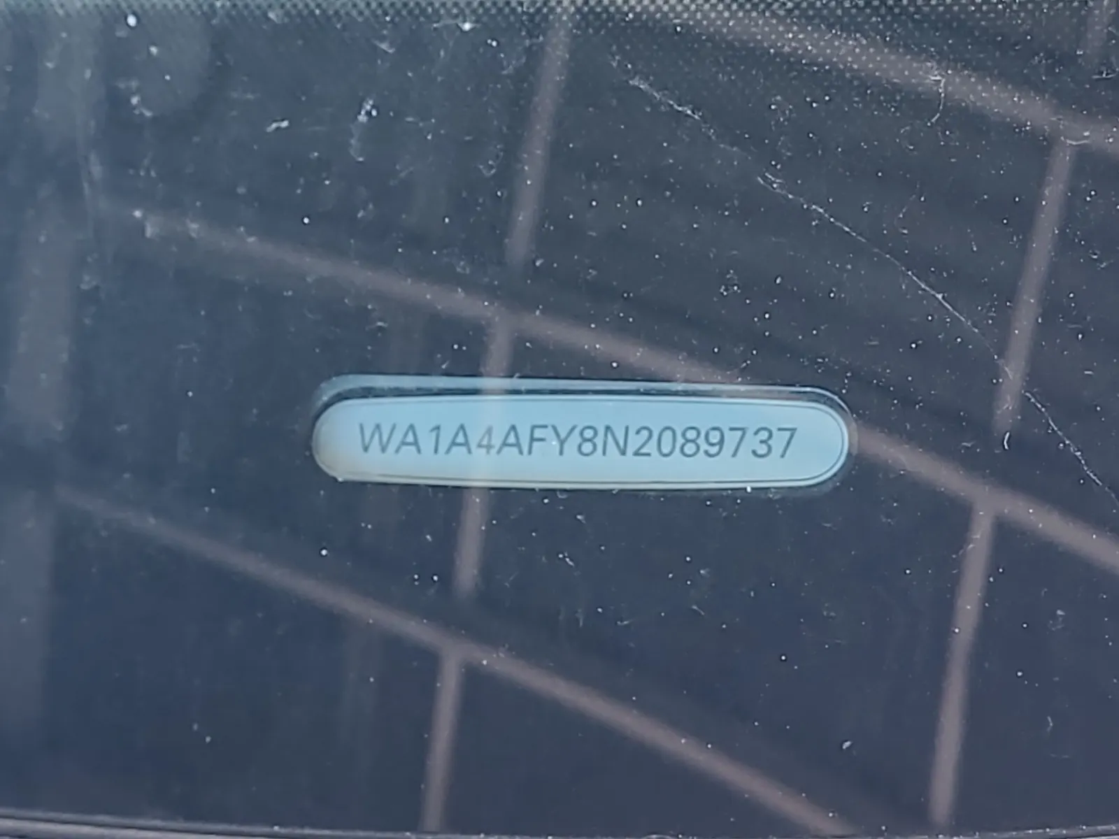 Dash VIN Plate Photo