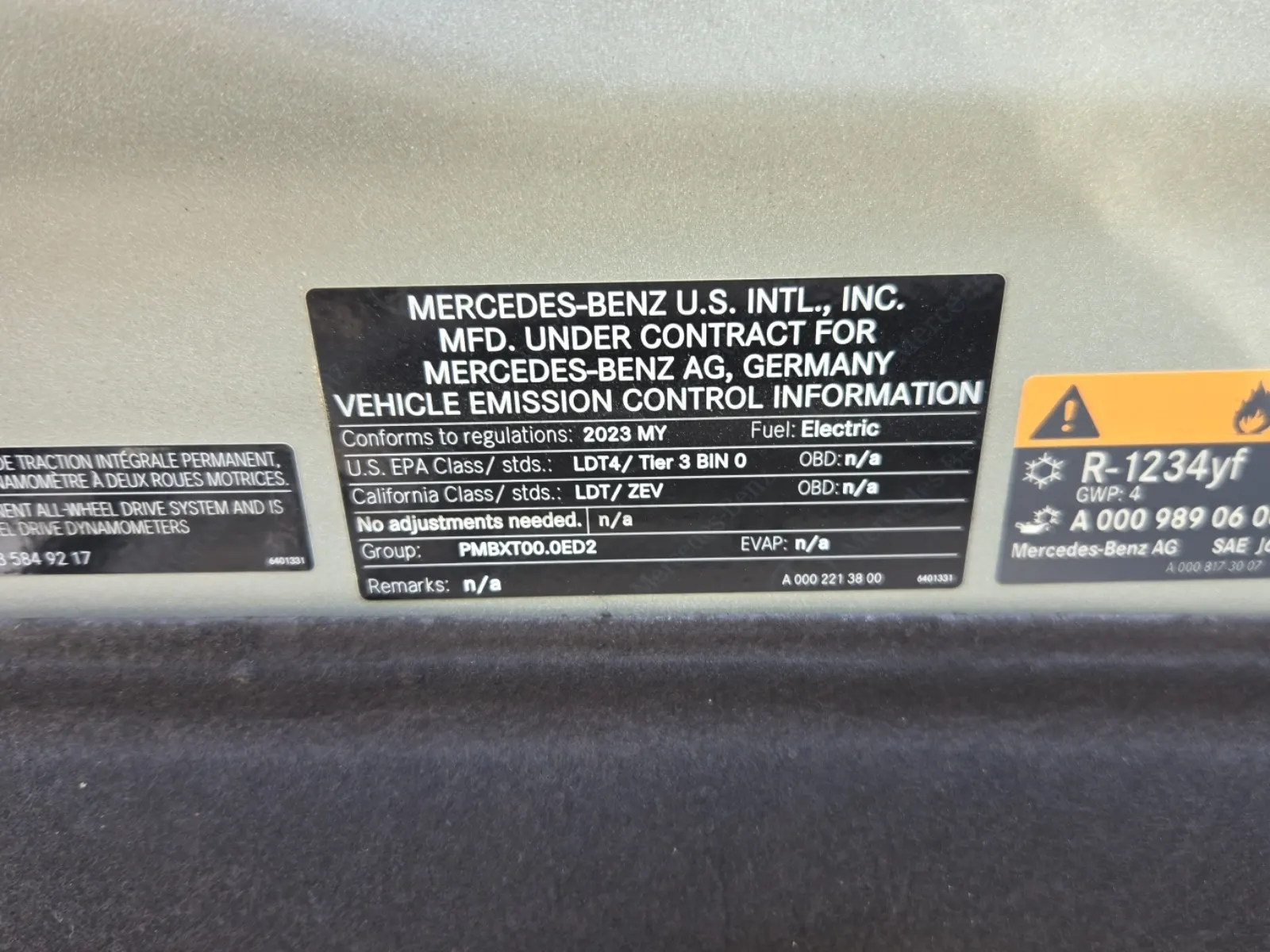 Emission Sticker Photo