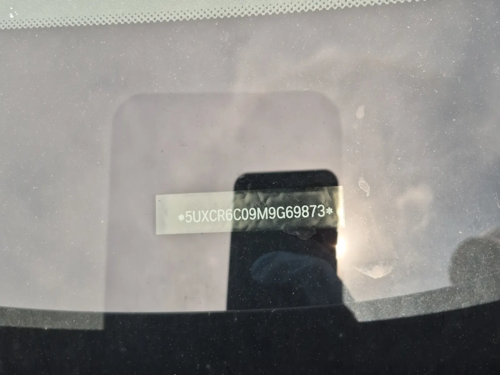 Dash VIN Plate Photo