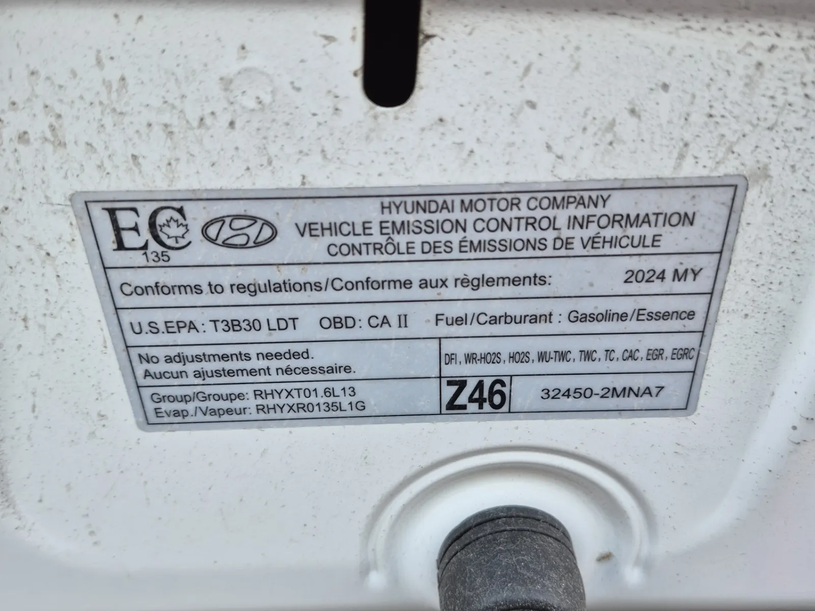 Emission Sticker Photo