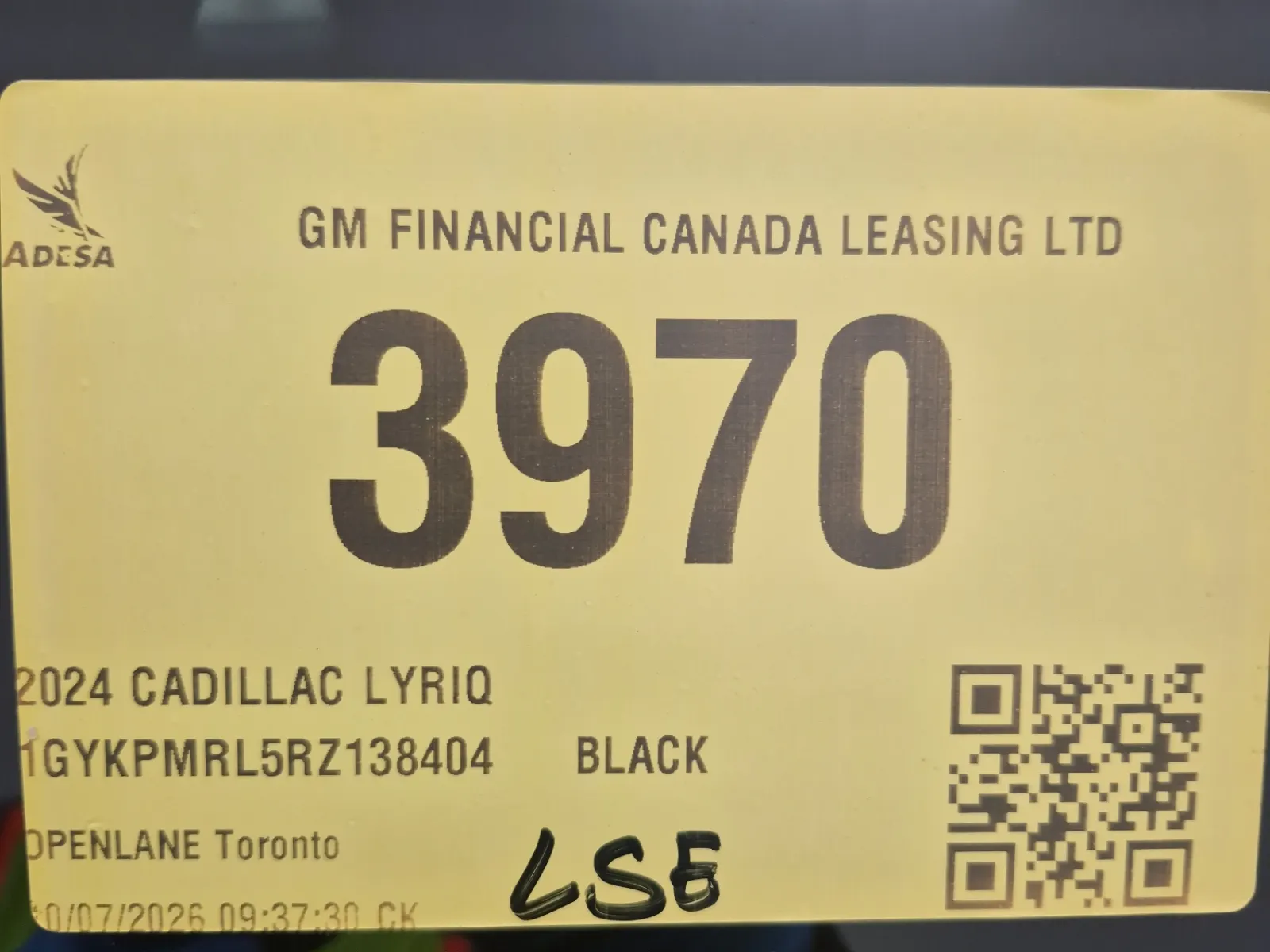 Inventory Label Photo