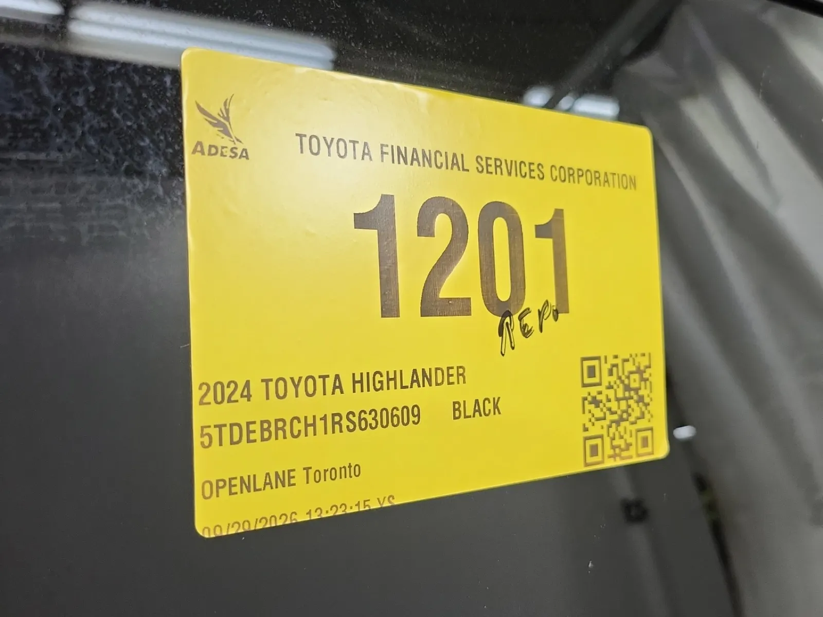 Inventory Label Photo