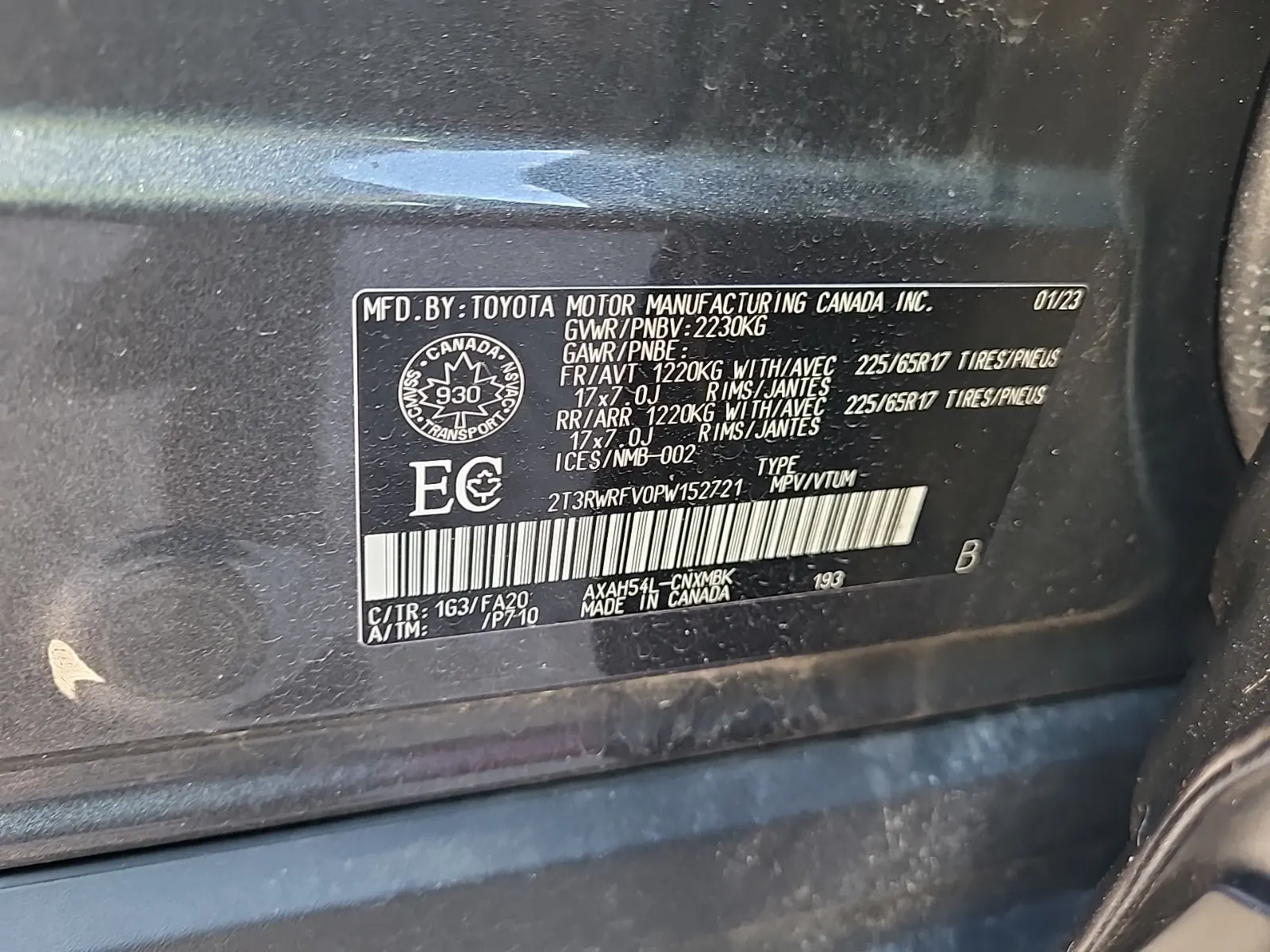 Emission Sticker Photo