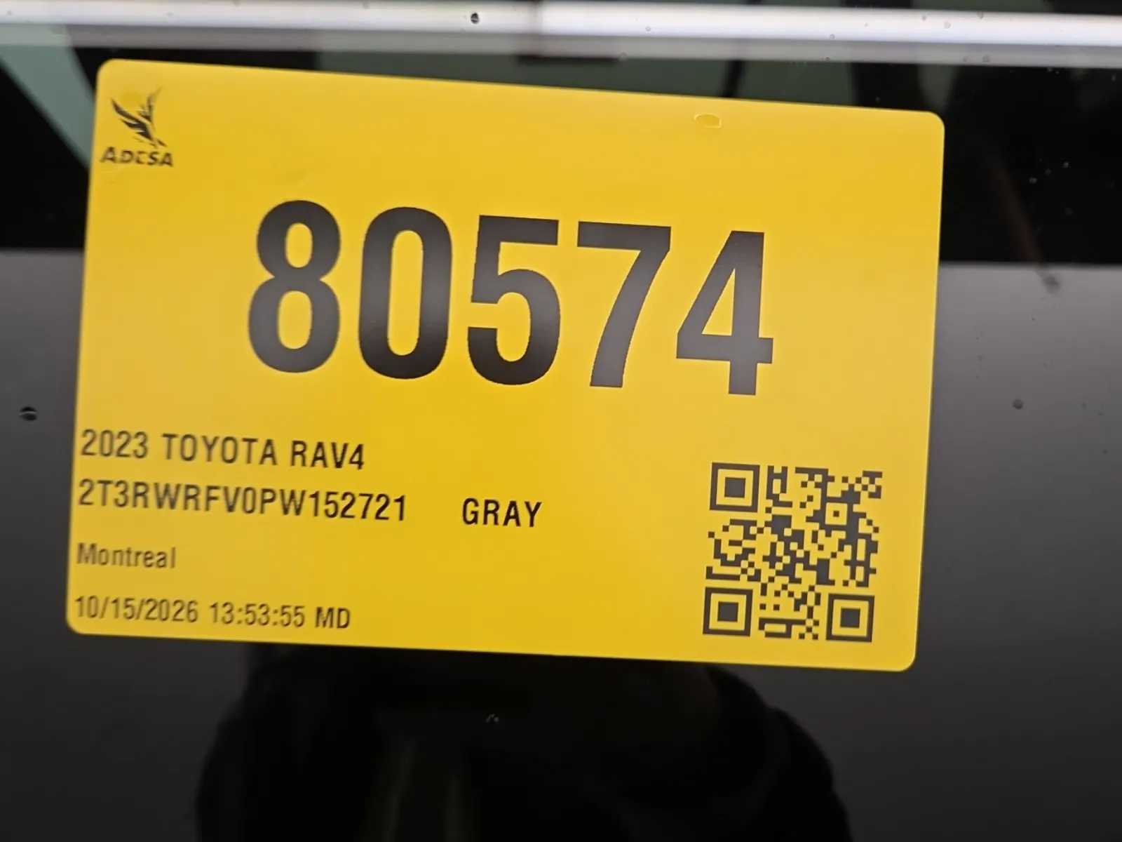 Inventory Label Photo