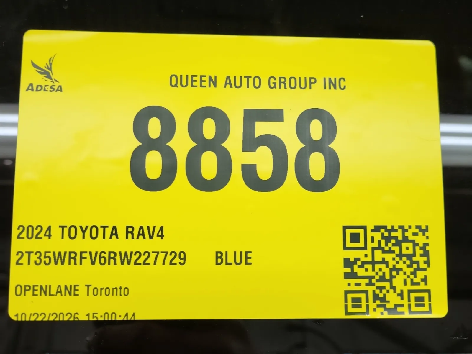 Inventory Label Photo