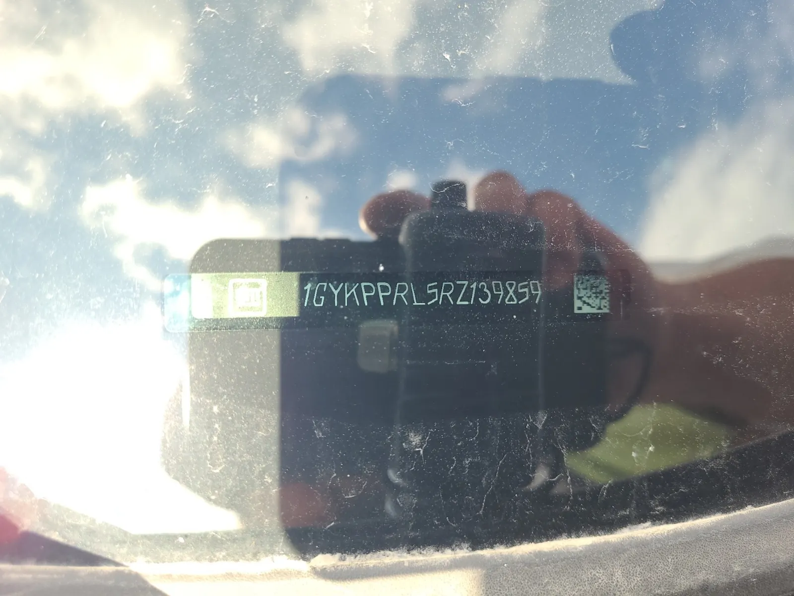 Dash VIN Plate Photo