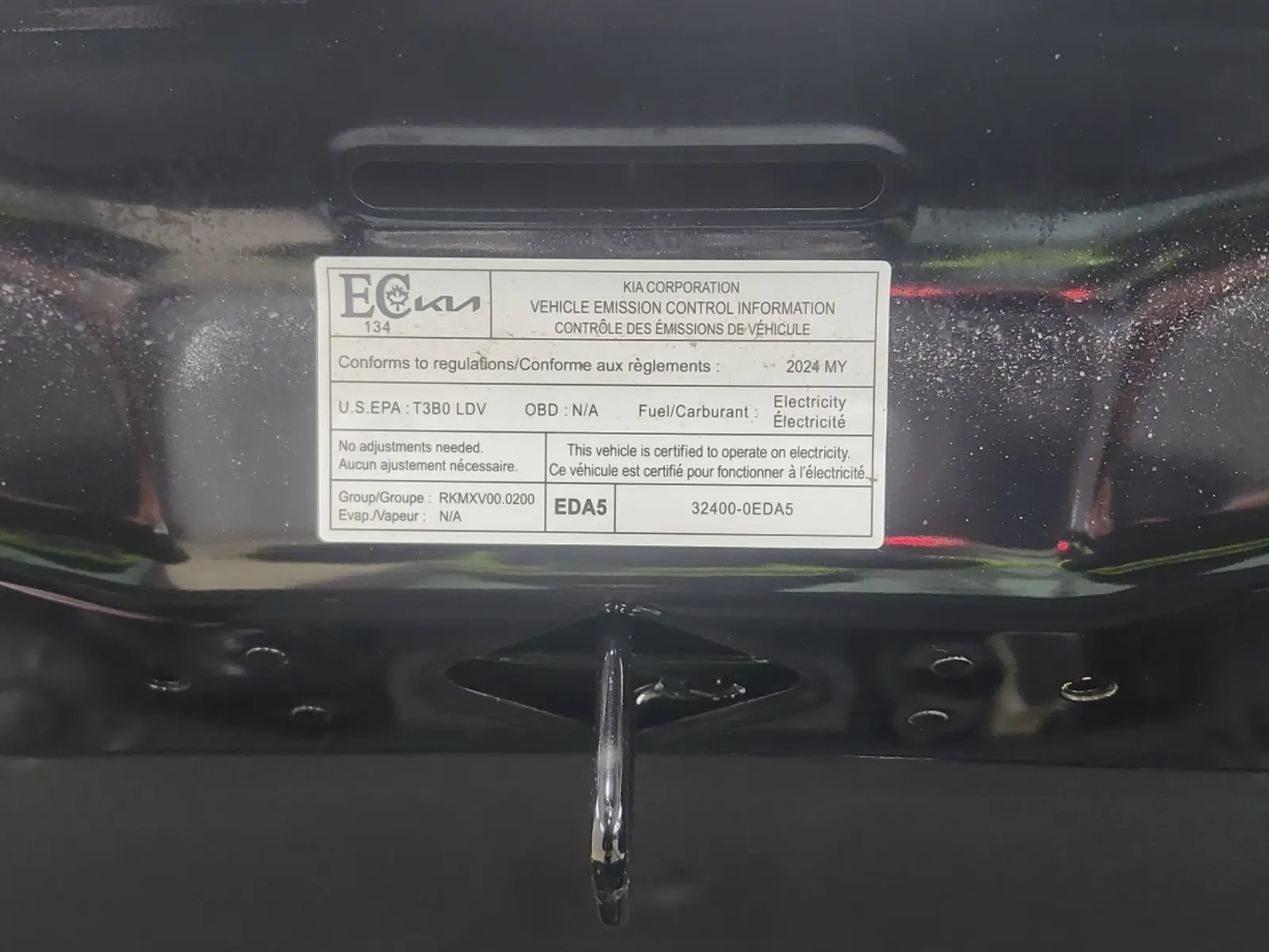 Emission Sticker Photo