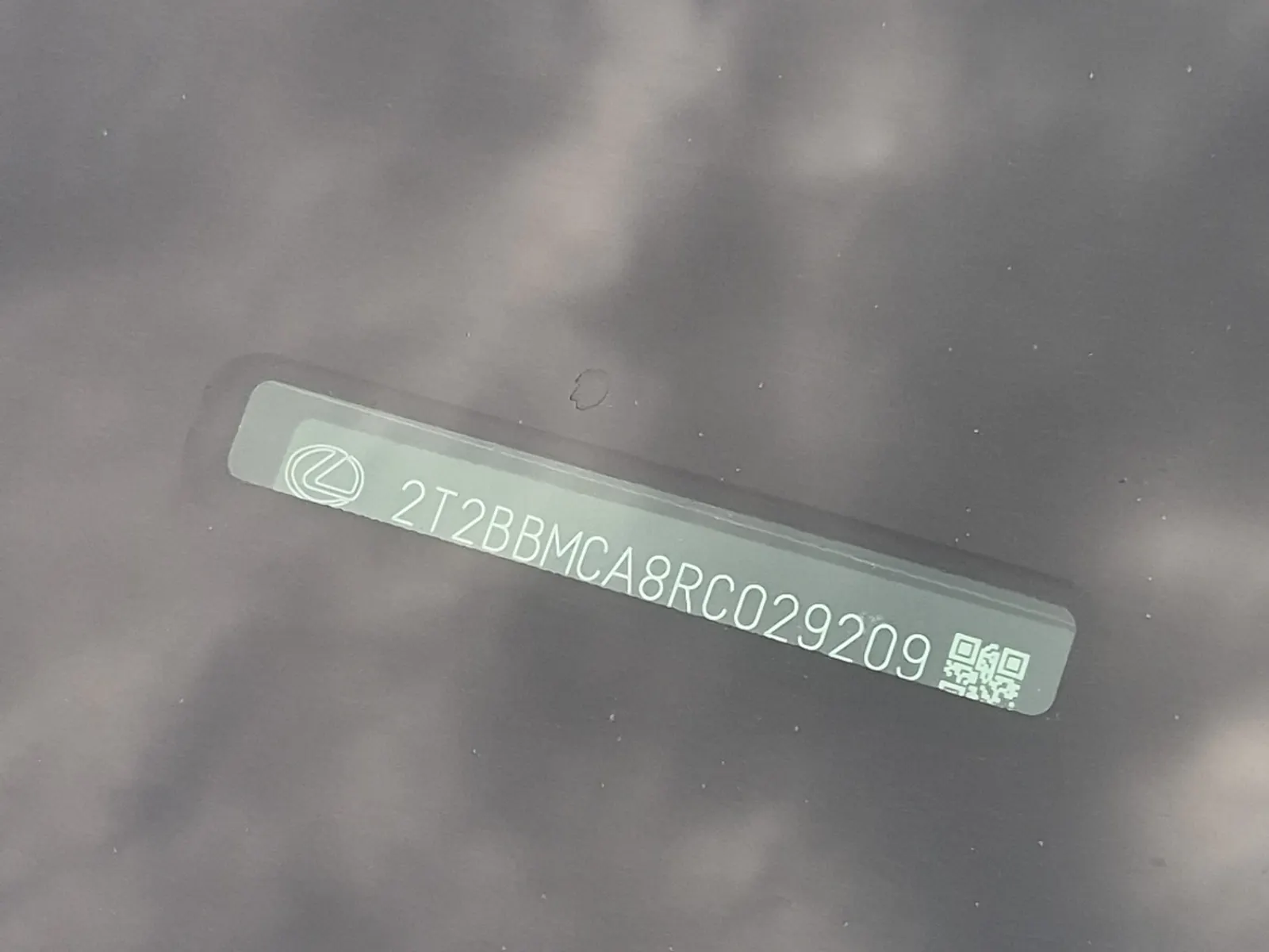 Dash VIN Plate Photo