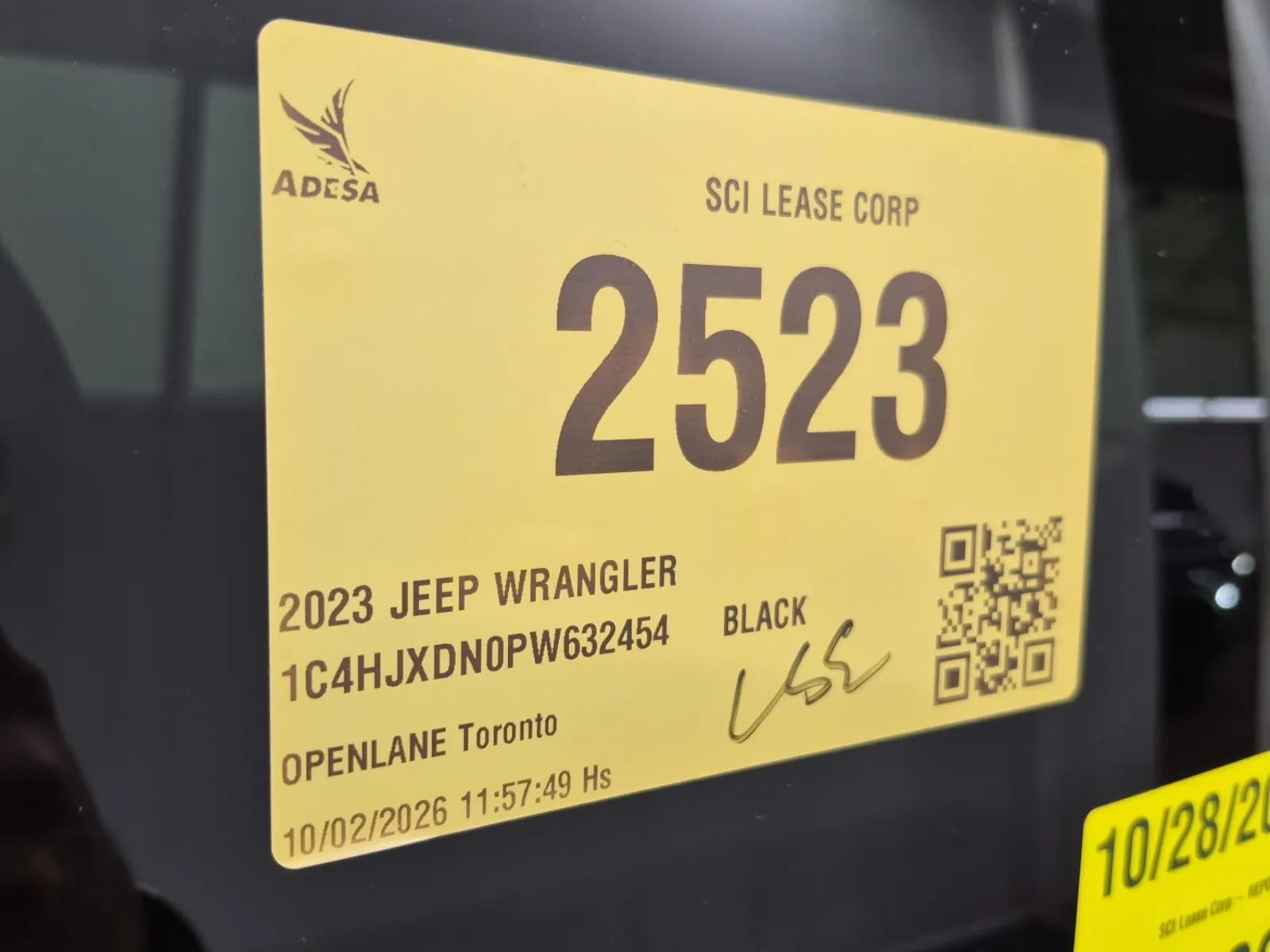 Inventory Label Photo