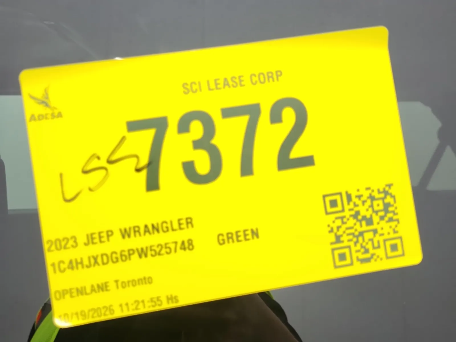 Inventory Label Photo