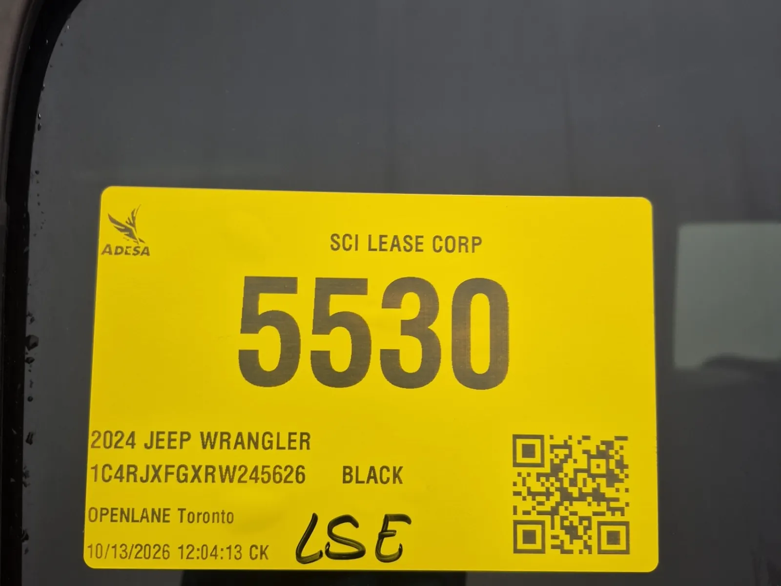 Inventory Label Photo
