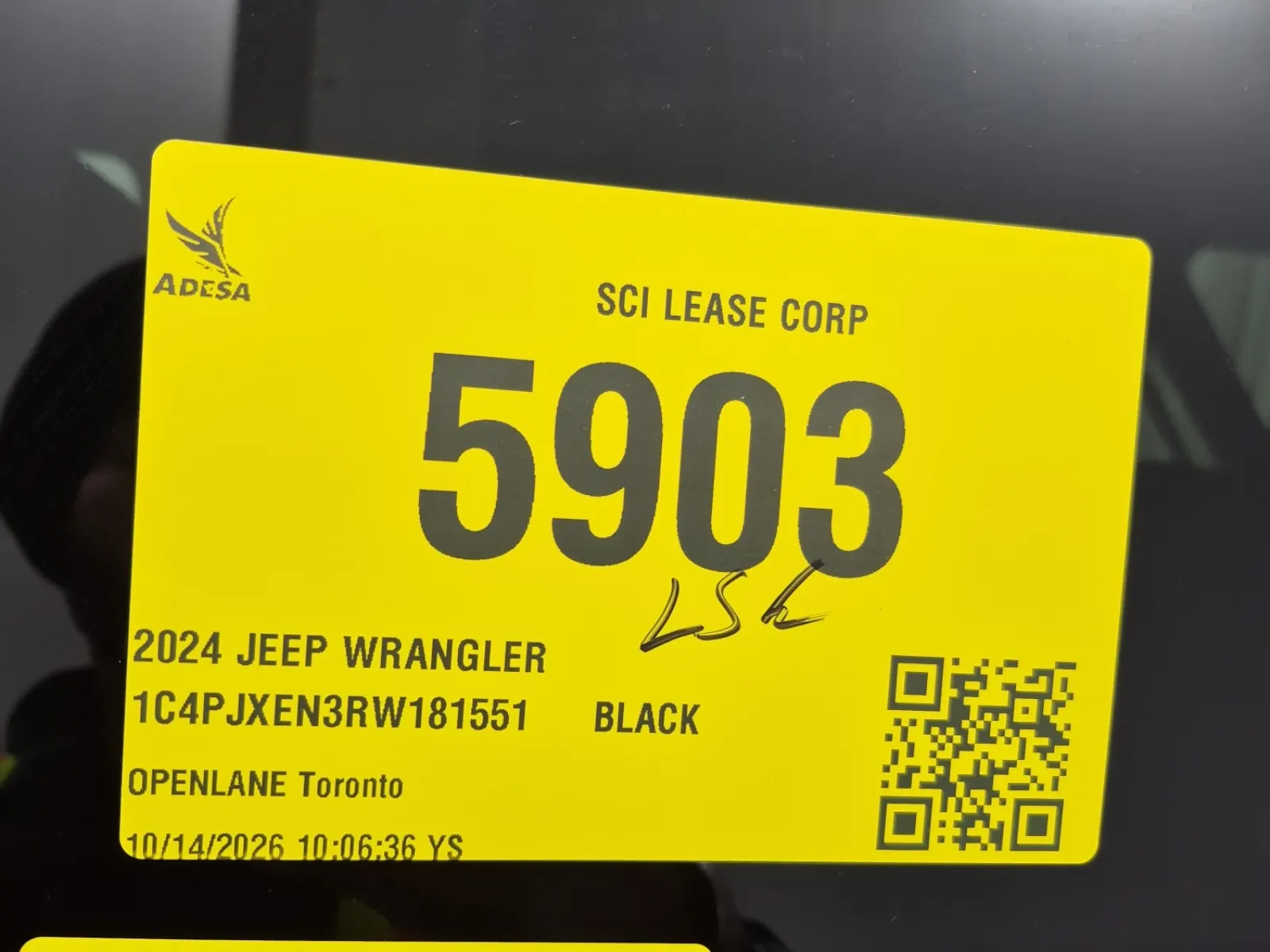 Inventory Label Photo