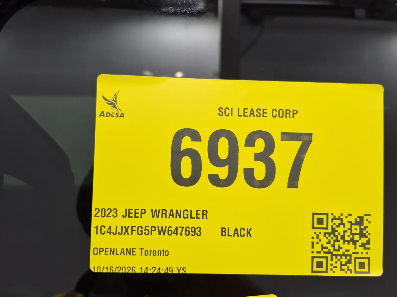 Inventory Label Photo