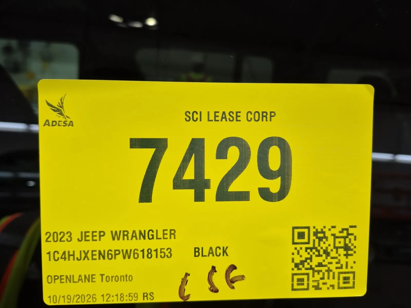 Inventory Label Photo