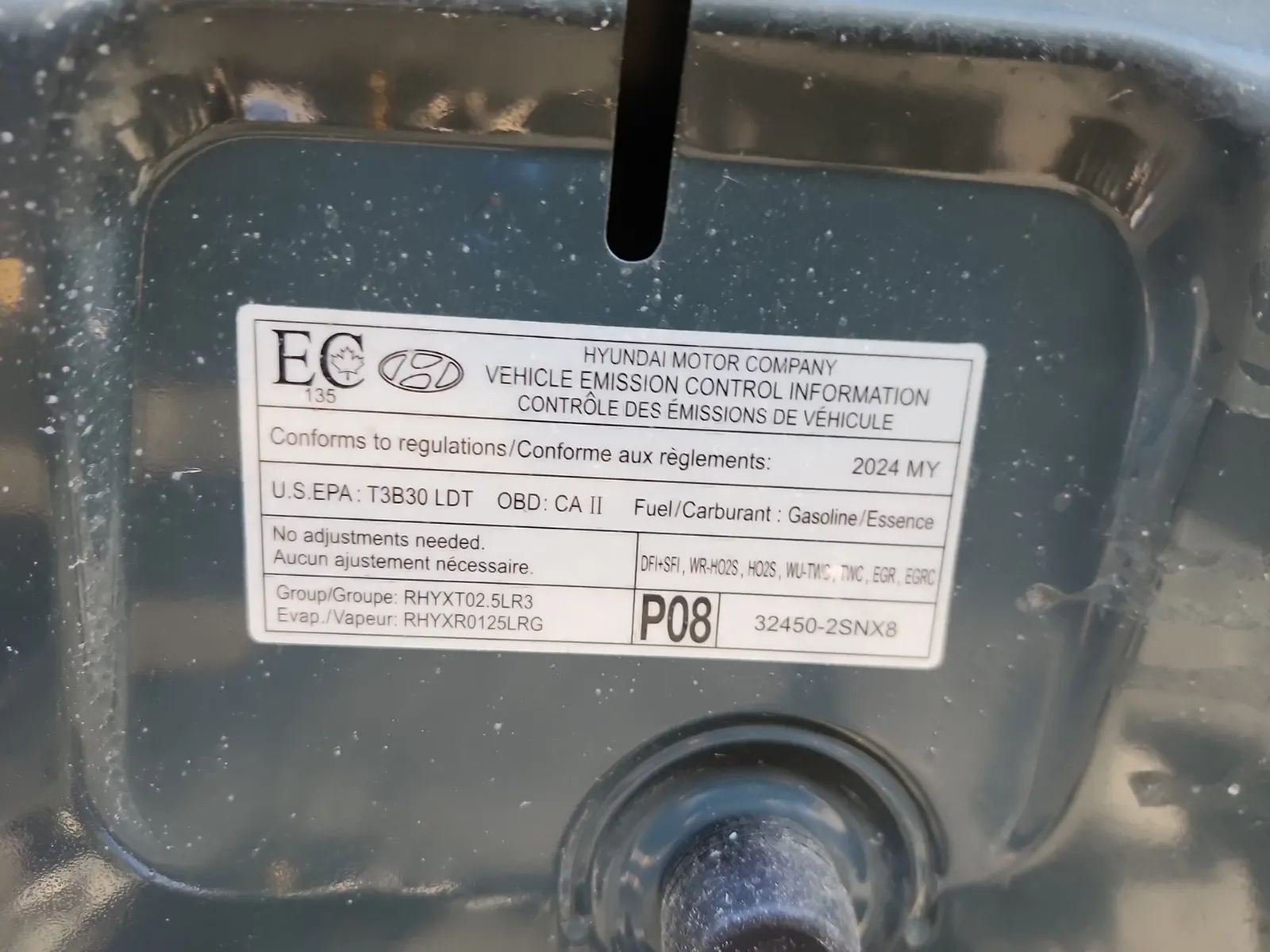 Emission Sticker Photo