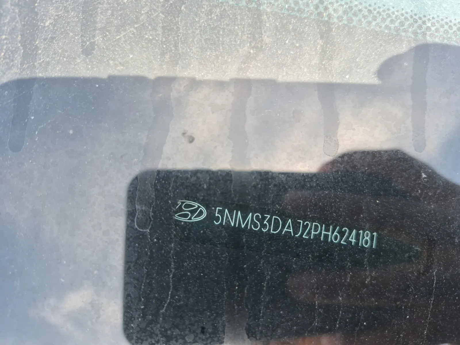 Dash VIN Plate Photo