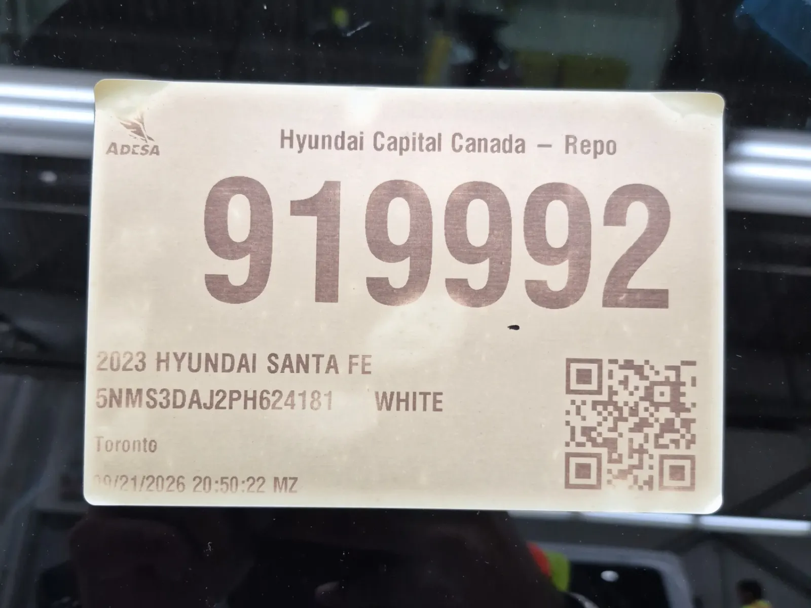 Inventory Label Photo