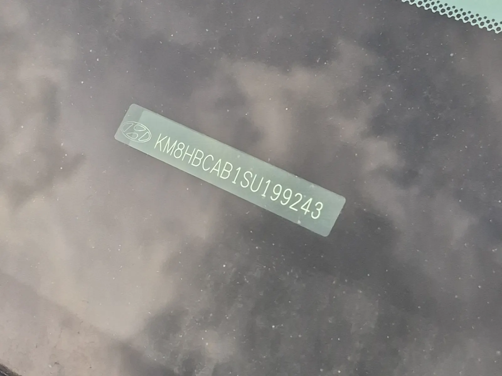 Dash VIN Plate Photo