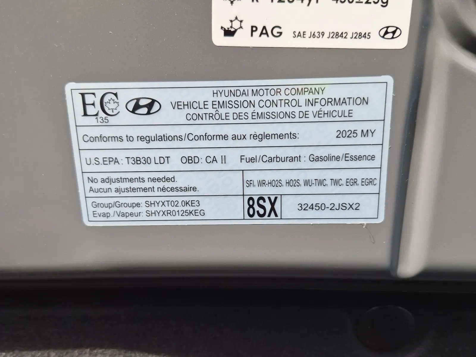 Emission Sticker Photo