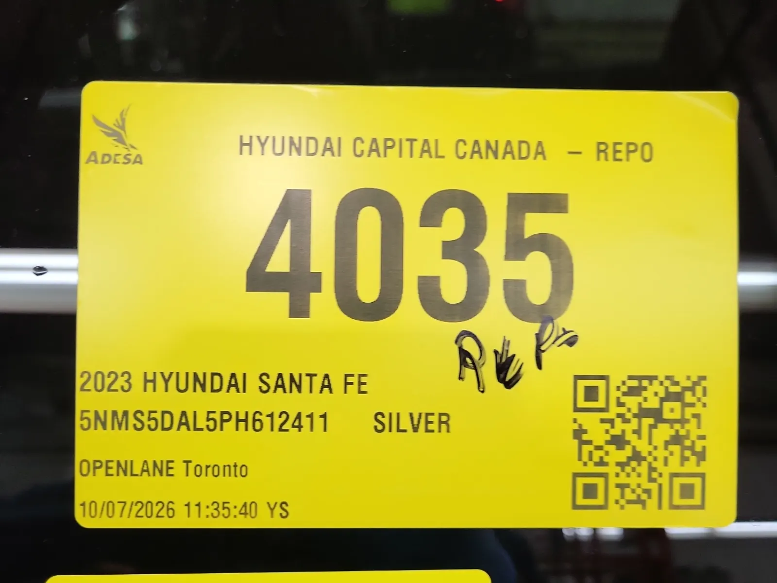 Inventory Label Photo