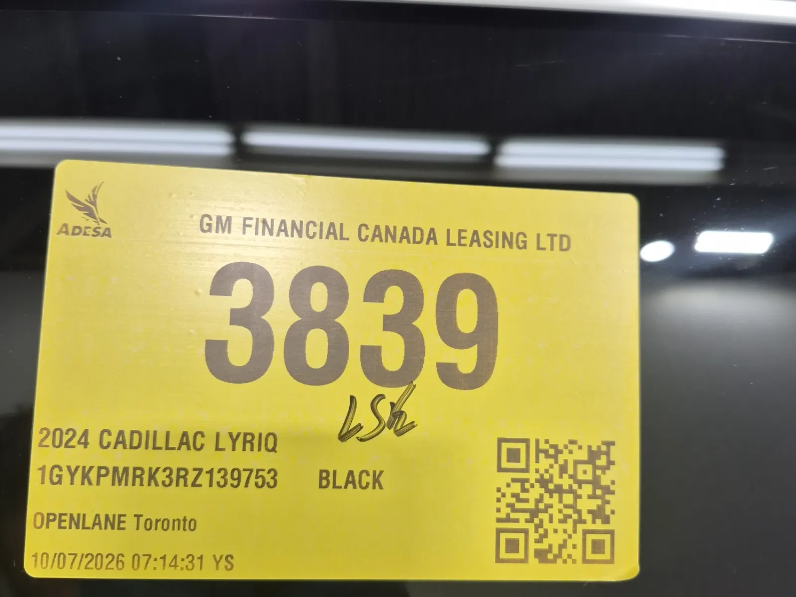 Inventory Label Photo