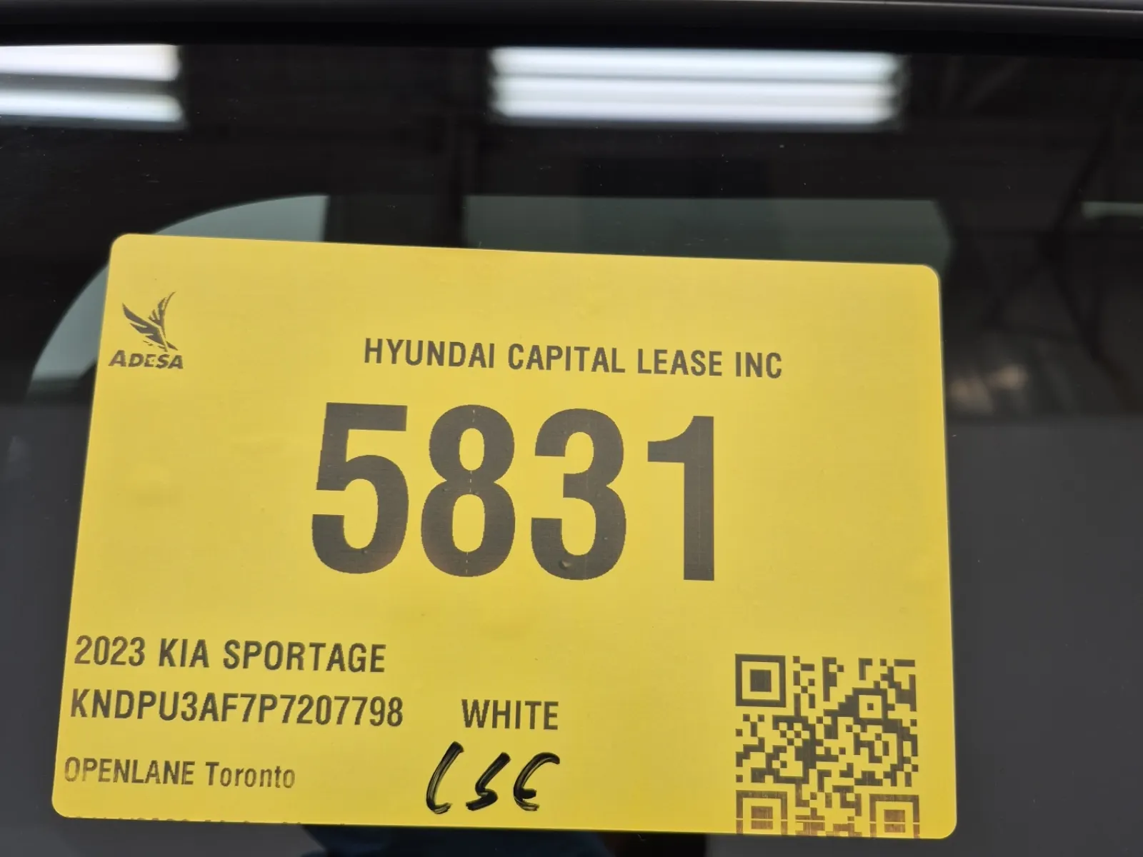 Inventory Label Photo