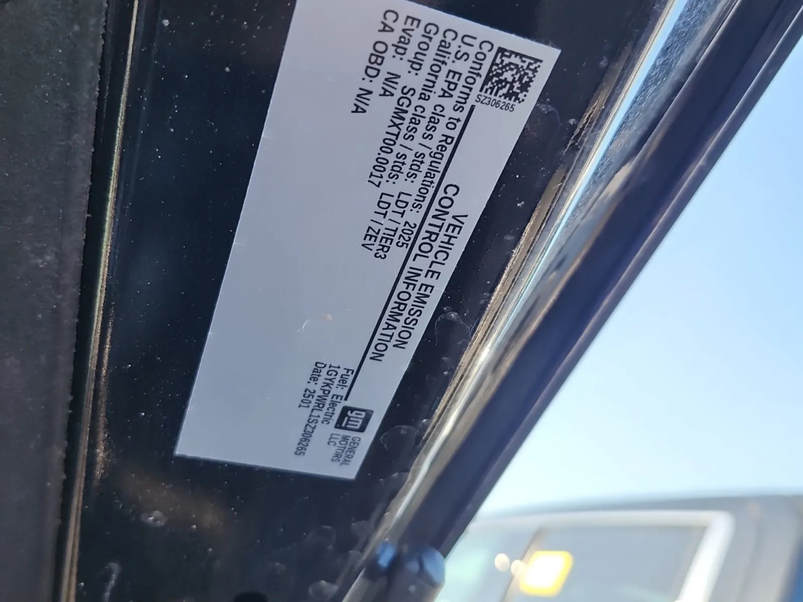 Emission Sticker Photo