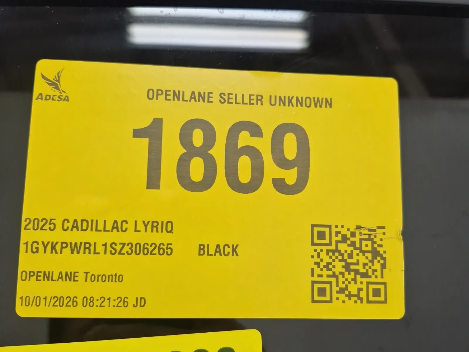 Inventory Label Photo