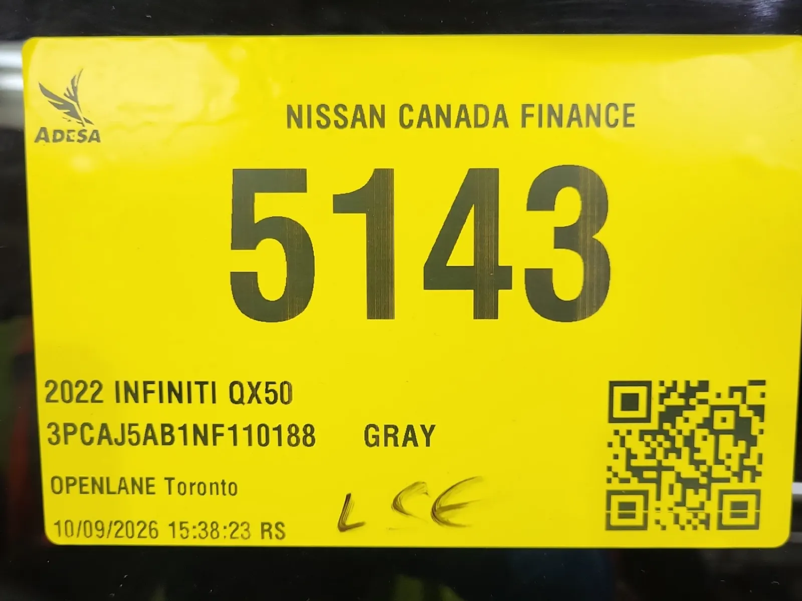 Inventory Label Photo