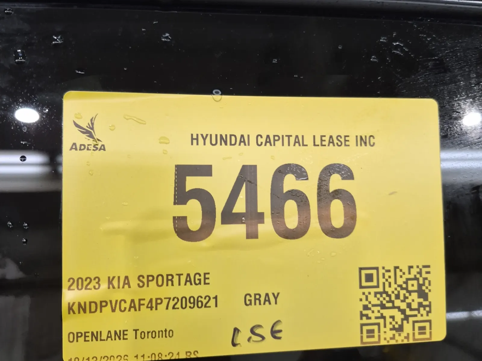 Inventory Label Photo
