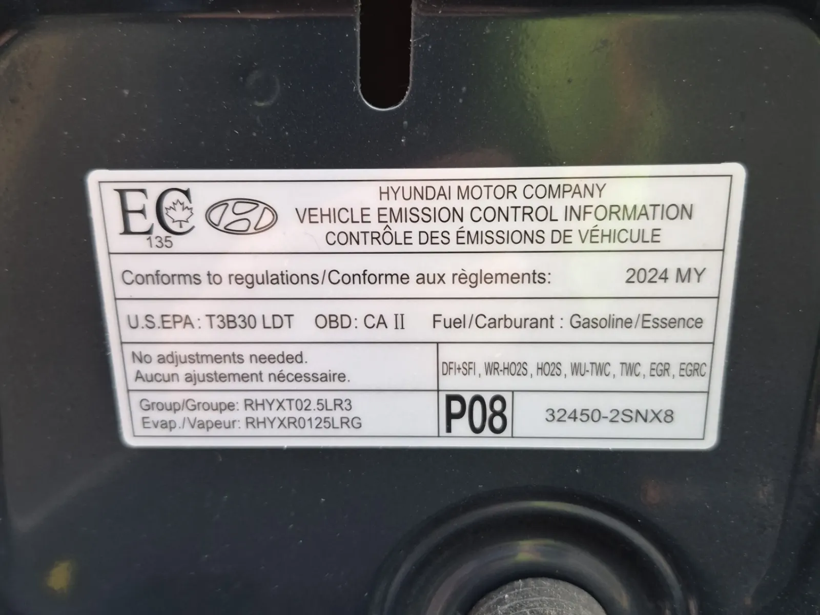 Emission Sticker Photo