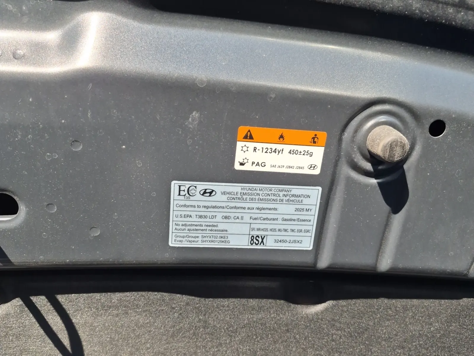 Emission Sticker Photo