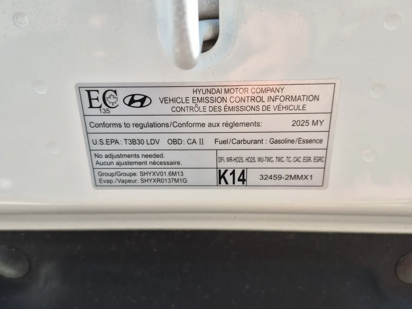 Emission Sticker Photo