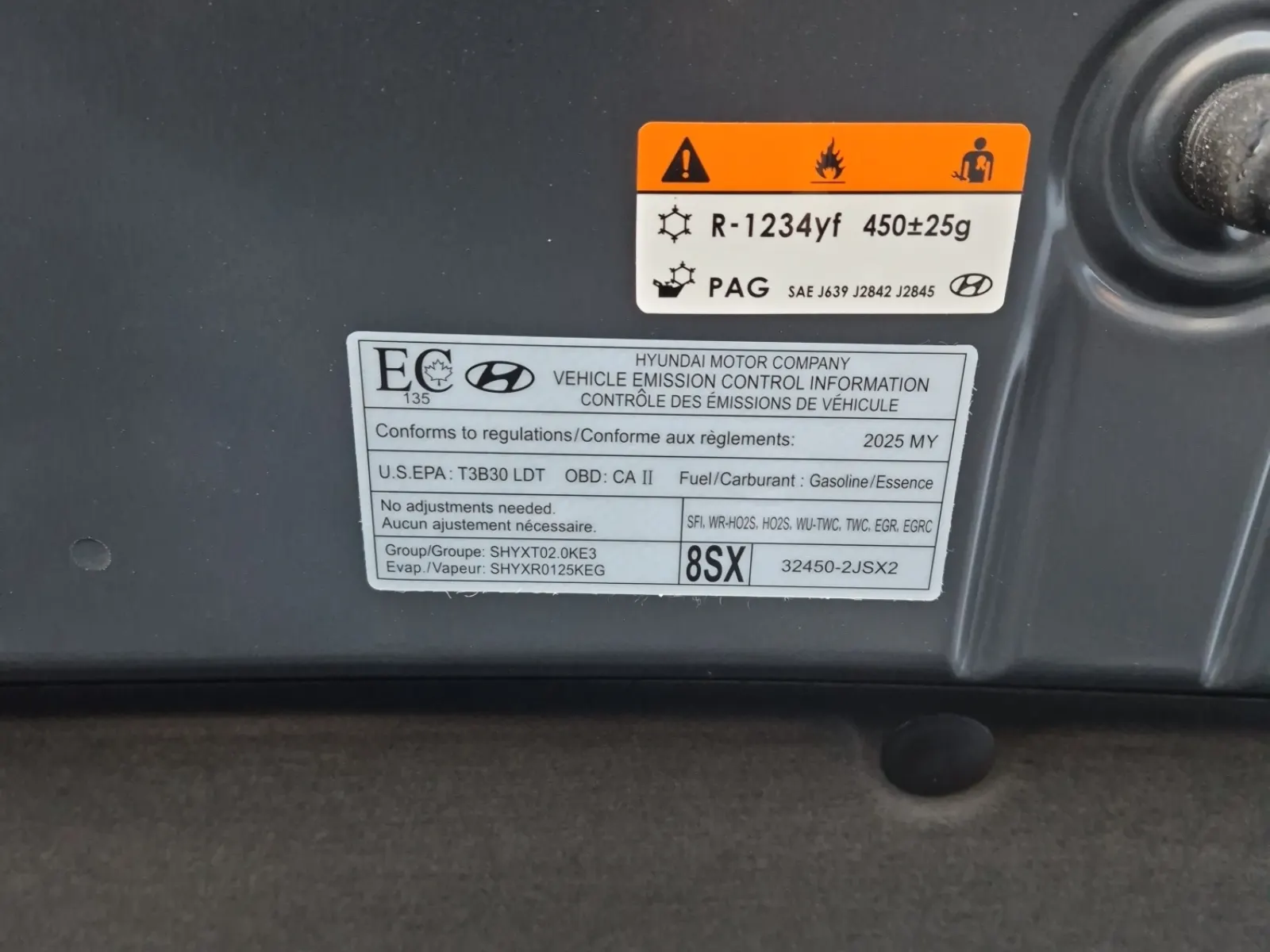Emission Sticker Photo