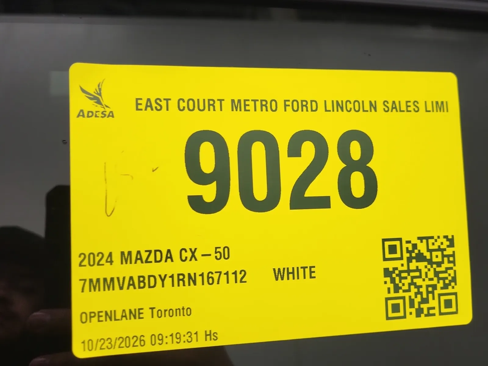 Inventory Label Photo