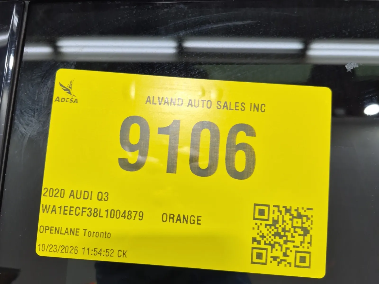 Inventory Label Photo