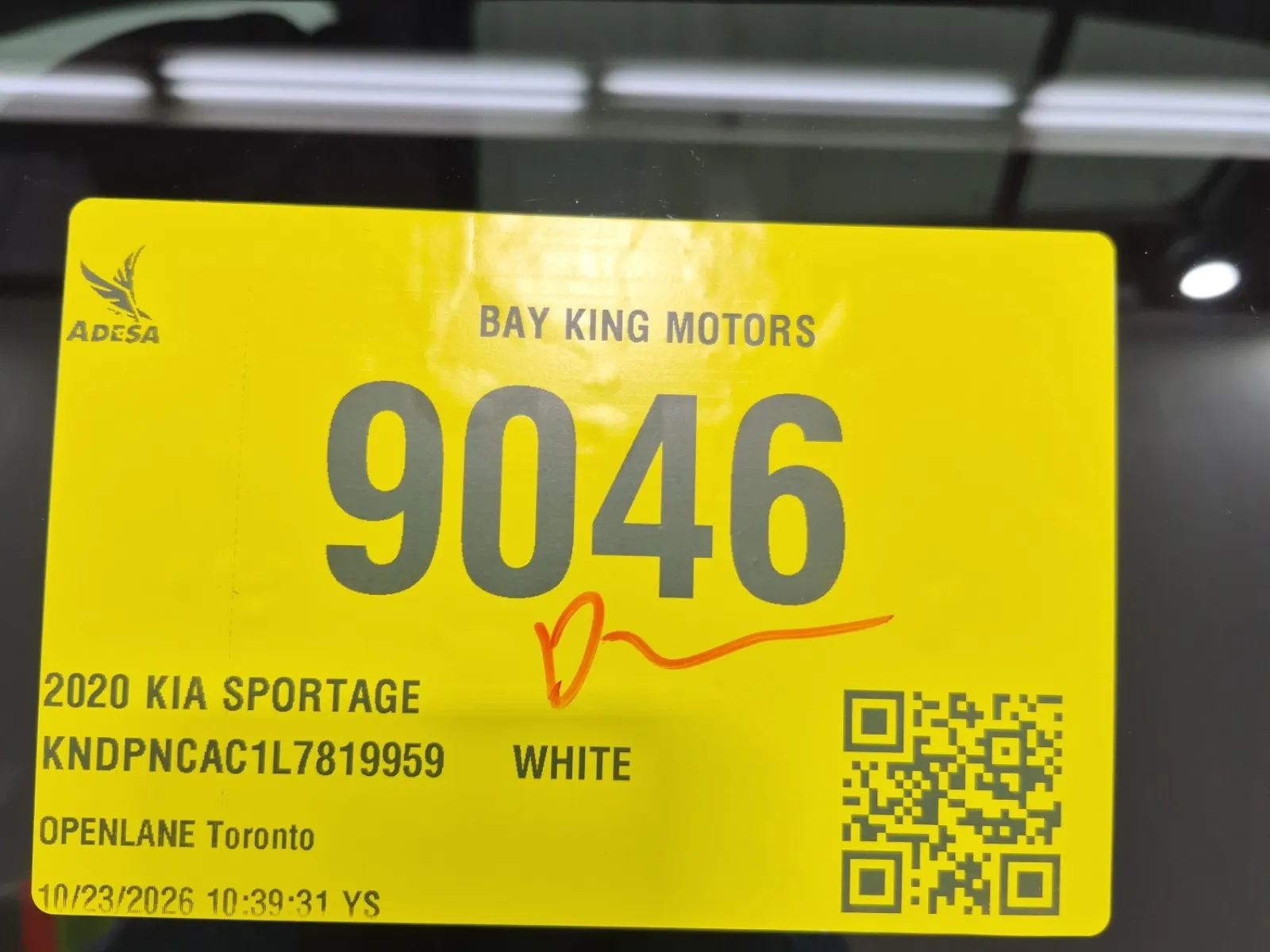 Inventory Label Photo