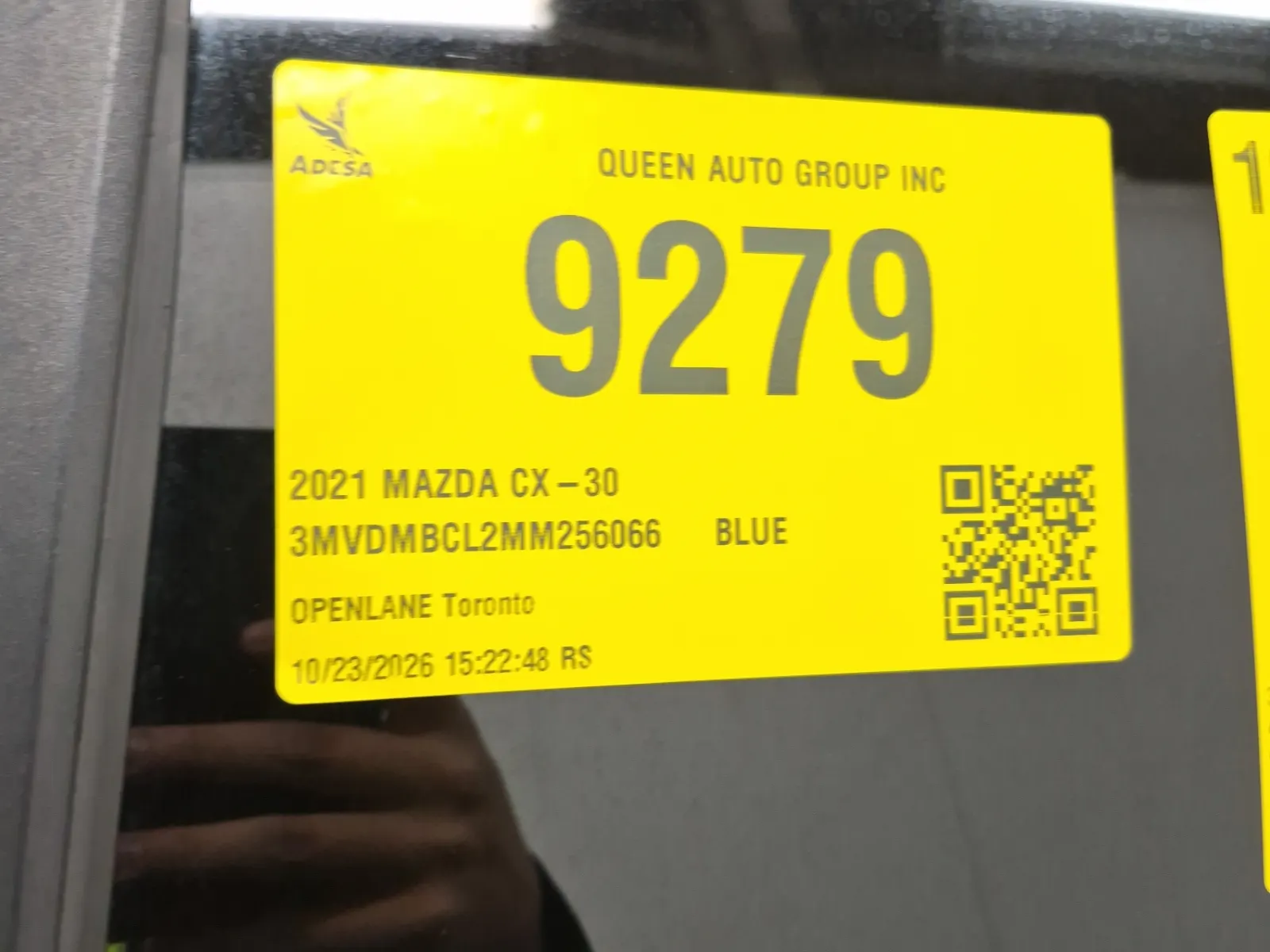 Inventory Label Photo