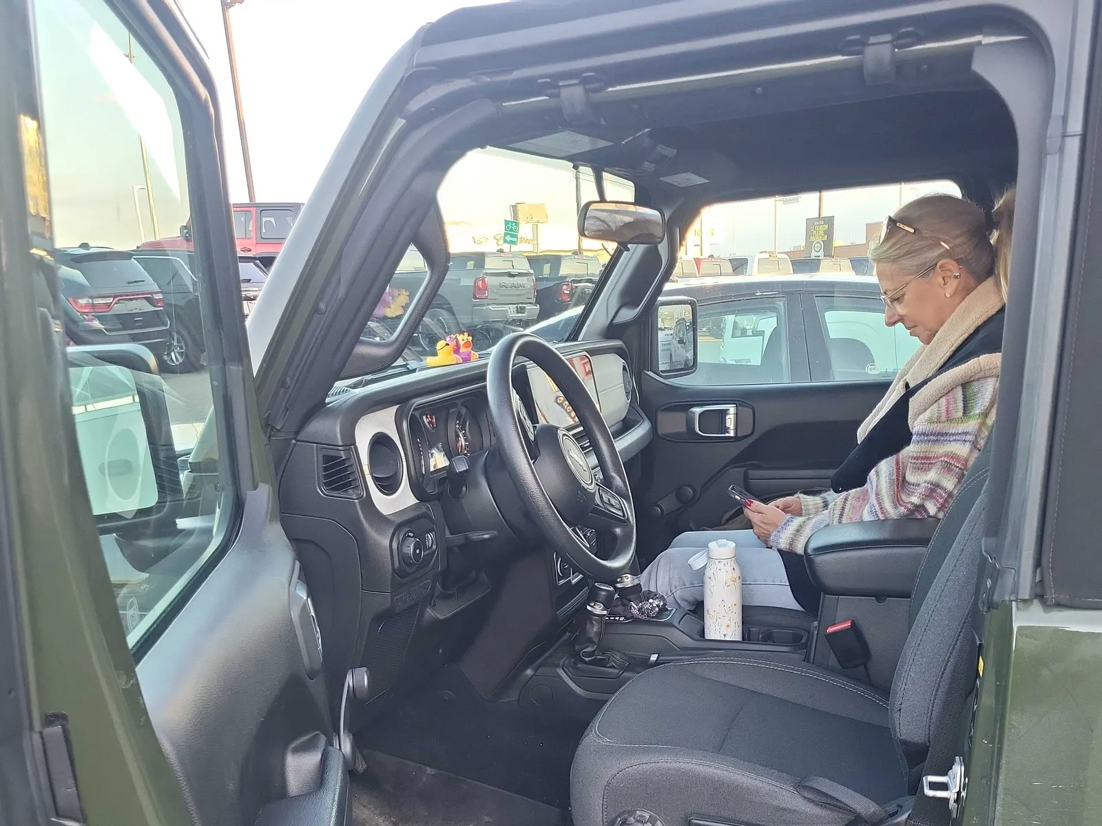 Interior driver side
