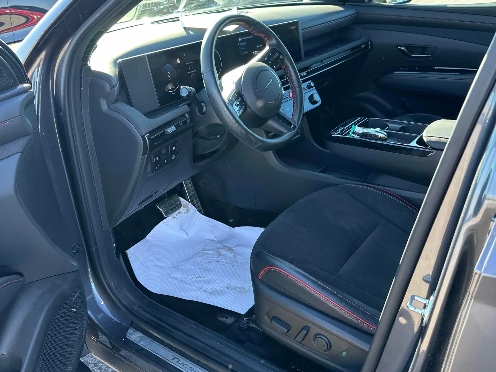 Interior driver side