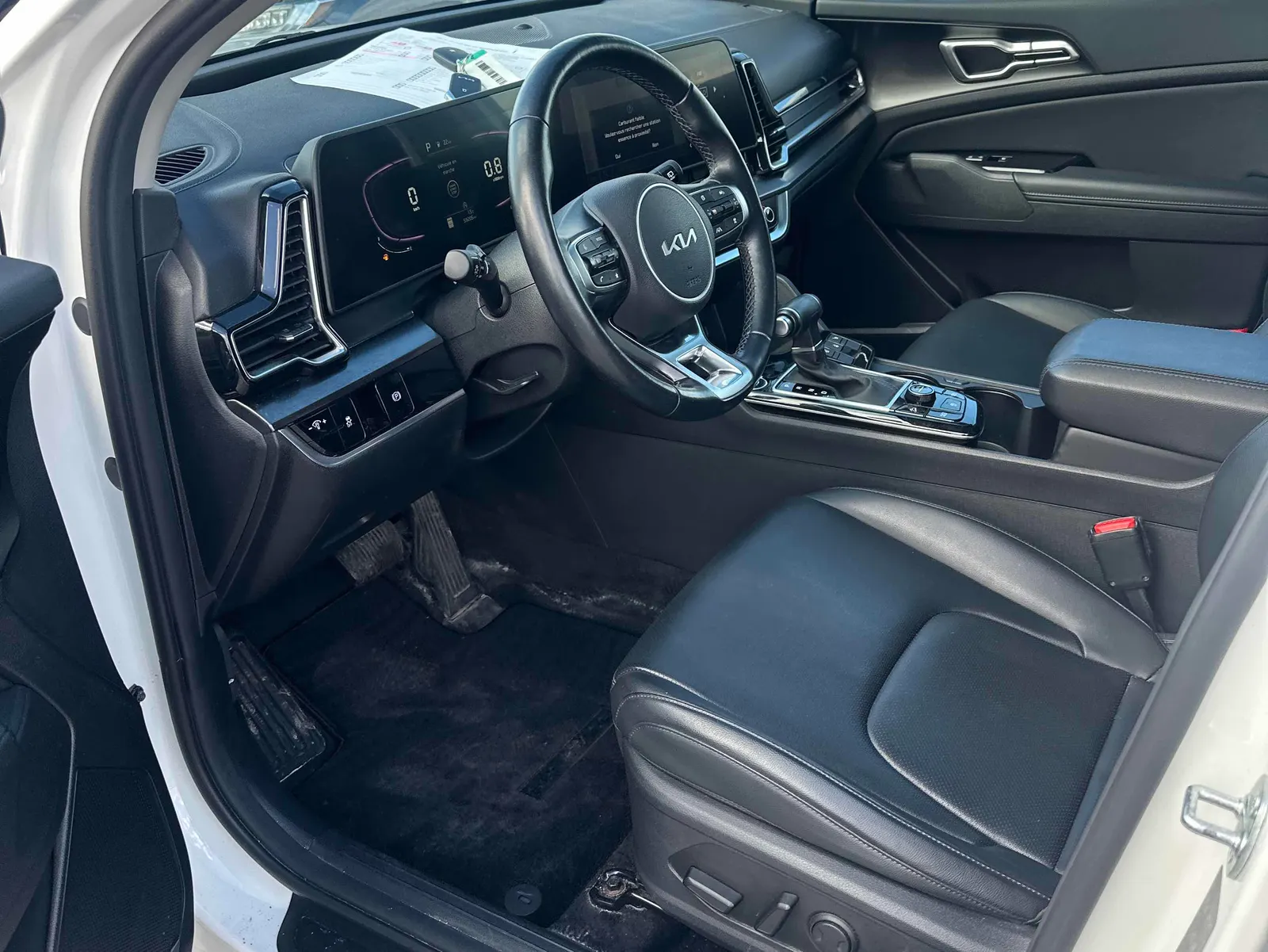 Interior driver side