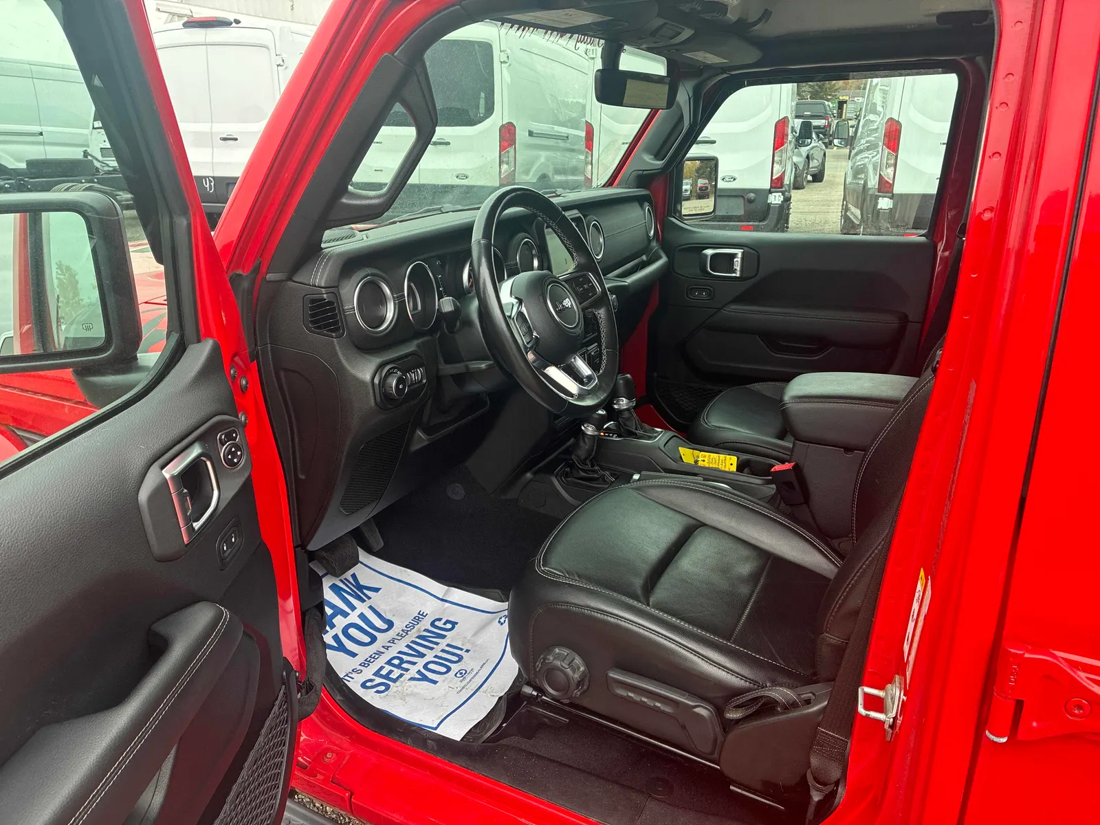 Interior driver side