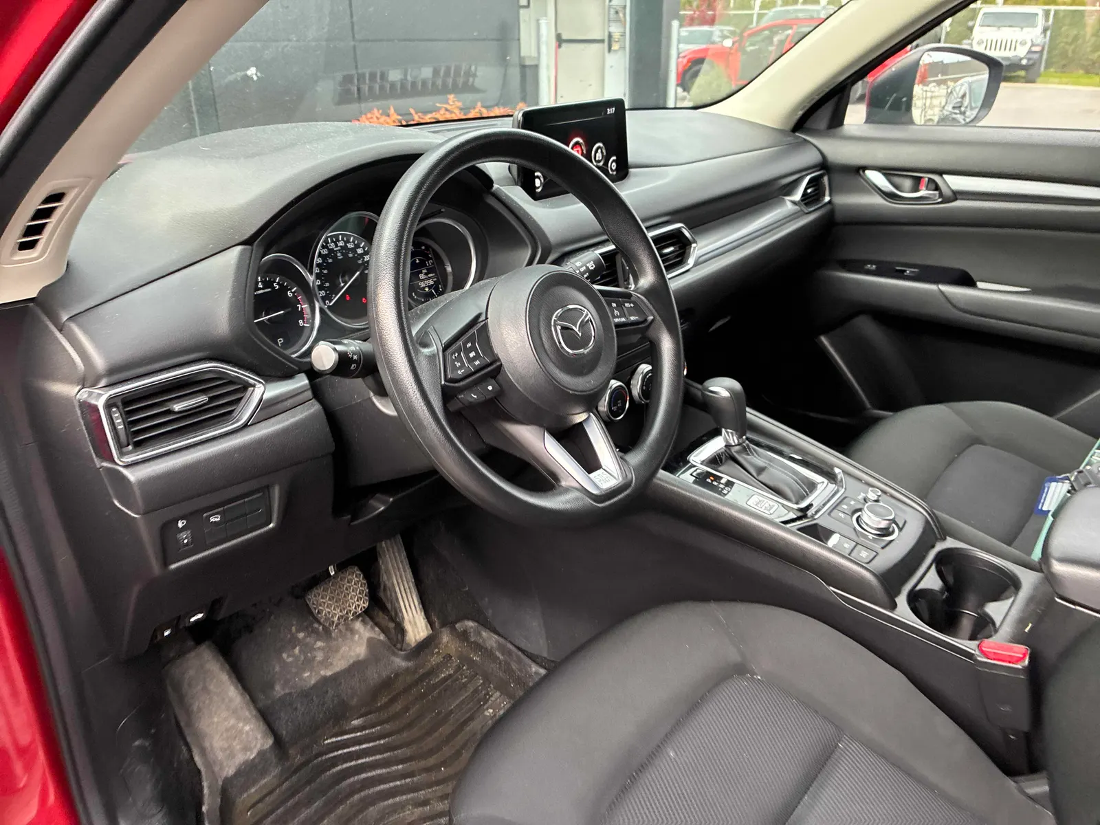 Interior driver side