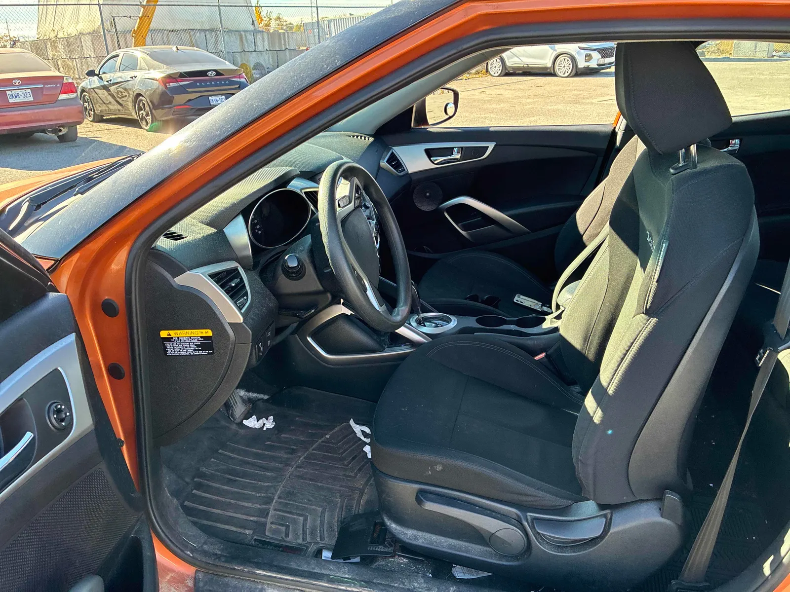 Interior driver side