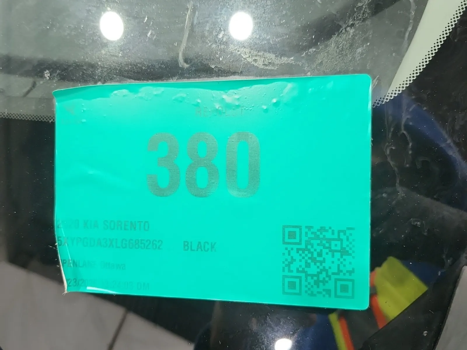 Inventory Label Photo