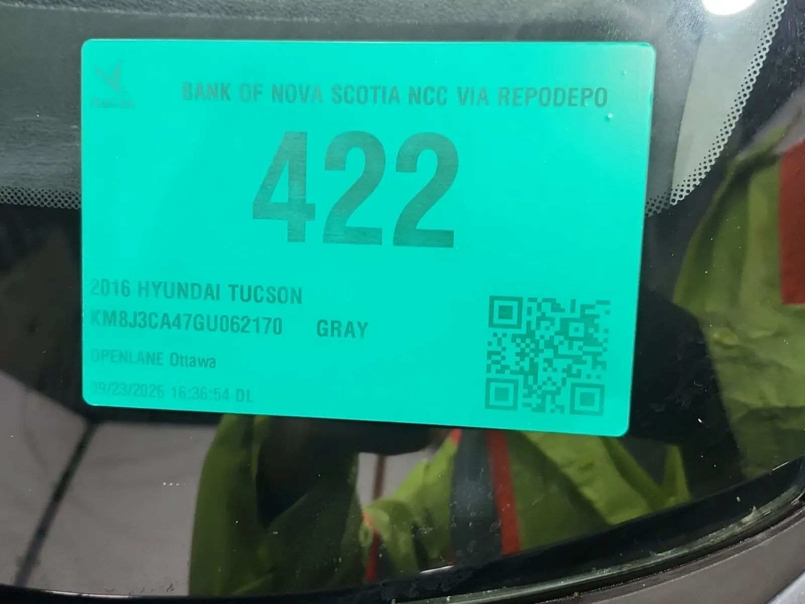 Inventory Label Photo